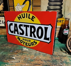 Alte Emailshild Castrol 1931