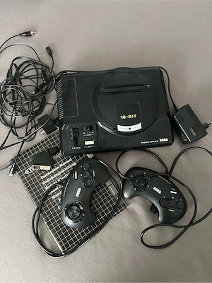 sega mega drive 16 bit konsole 
