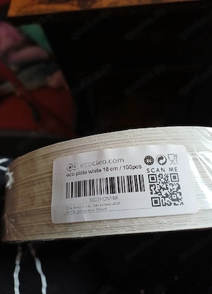Pappteller weiß 100 Stück neu
