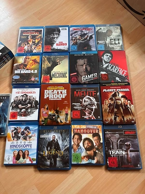 3 DVD Filme + 18 Blu-Ray Filme (verschiedene)