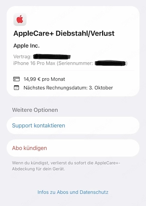 Verkaufe iphone 16 pro max Bild 4