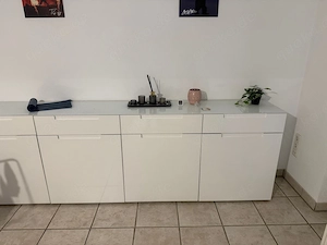 2 Sideboards Weißglanz zu verkaufen - auch einzeln erhältlich