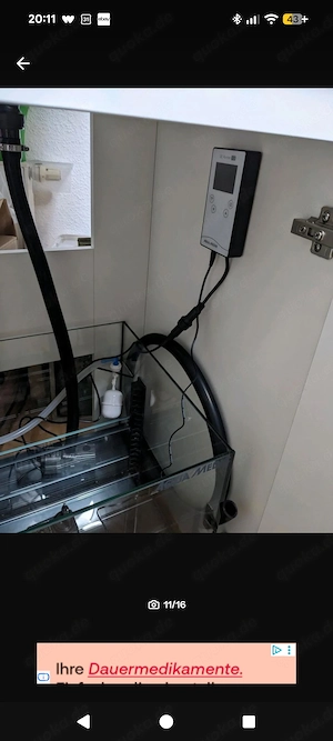 Aqua medic Armatus 250 Meerwasser Aquarium komplett mit Besatz und Technik  Bild 2
