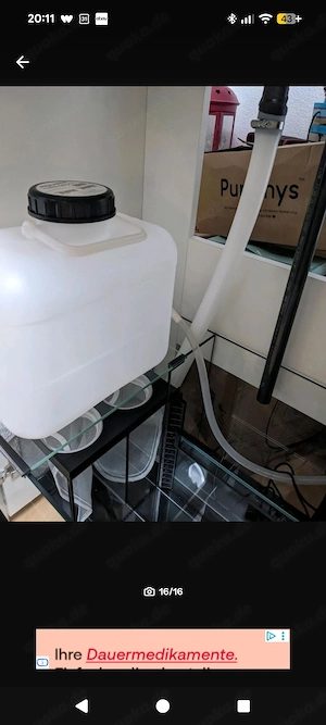 Aqua medic Armatus 250 Meerwasser Aquarium komplett mit Besatz und Technik  Bild 6