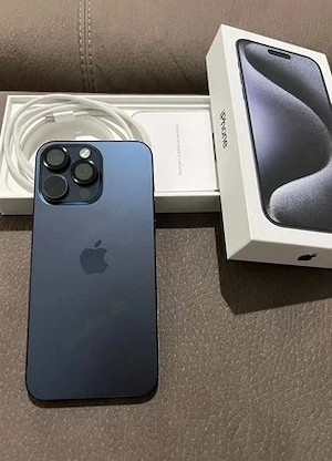 iPhone 15 Blaues Titan