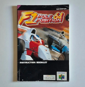 F1 Pole Position Anleitung [GUT] f Nintendo 64 N64