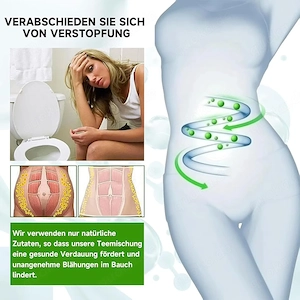 Detox Tee - 28-Tage-Blend Kräutertee mit Lotosblatt, Cassia, Moringa, Maulbeerblatt & Grüntee für Ge Bild 5