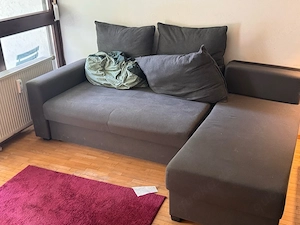 Graues Schlafsofa mit Recamiere Sofa *Abholung München Karlsfeld*