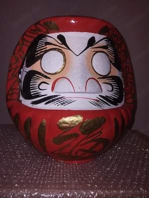 Daruma japanischer Glücksbringer (Japan, Asien, China, Anime)