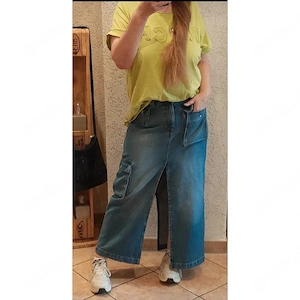 Weekday Jeansrock Cargo Style Used Look M modern  