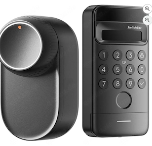 SwitchBot Smart Lock 2 WLAN mit Keypad Vision Pro, 3D-Gesichts- und Handvenenerkennung für Europrofi