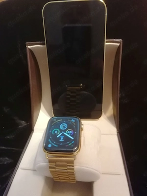  24 Karat Gold Apple Watch GPS+Cellular 44mm UVP UPE 2.999,00  PayPal ***Echtheitszertifikat*** Bild 5