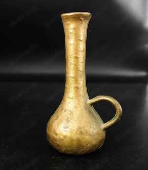 Messingvase klein, ca. 14,5 cm, D.m. ca. 7cm