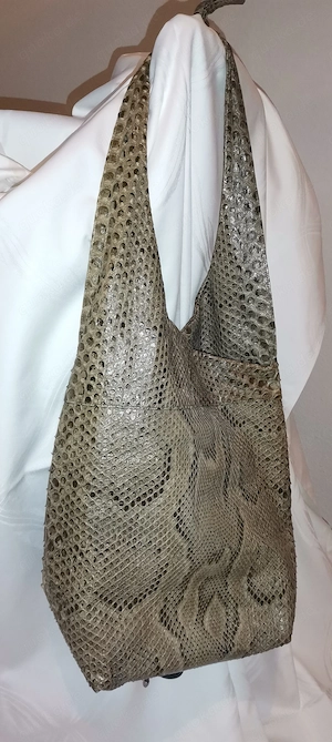 Schlangenledertasche aus den 70ern oder 80er Jahren