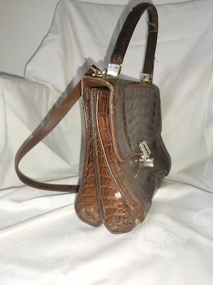 Krokodilledertasche aus den 60ern