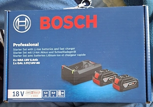Bosch Starter Set 2x GBA 18 V   5.0 Ah + GAL 1880