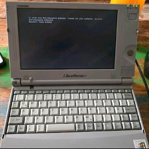 Toshiba Libretto 110ct Windows 98SE Sammlerzustand