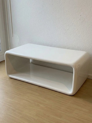 Modernes TV-Lowboard   TV-Tisch in Weiß