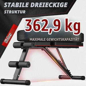 Hantelbank klappbar, verstellbar, 8-fach, 300kg, NEU Bild 3