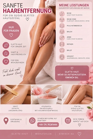Waxing und Sugaring Haarentfernung