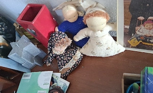 handgemachte puppen