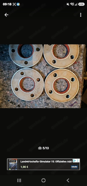 RH Lochkreisadapter Nr-15224641  4x100  Nr-1524641 Nr-30224641 Nr-64014 VW Adapterplatten 