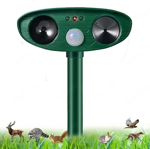 Solar Katzenschreck Ultraschall Tiervertreiber neu OVP