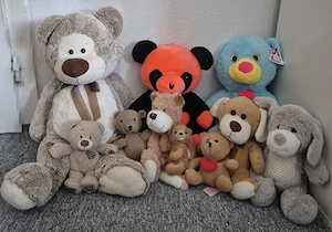 10tlg. Teddybären Plüschtier Paket 