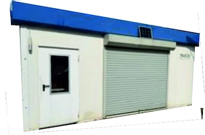Modular und flexibel zusammenstellbare Raumeinheiten auf Containerbasis Büro Lager Gewerbe