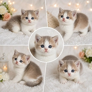 Britisch Kurzhaar kitten mit Stammbaum 