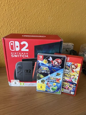 Nintendo switch 2 mit  2 spiele (neu)