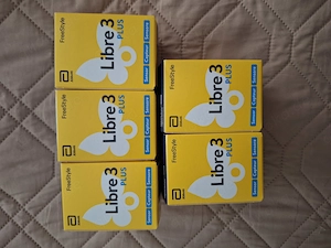 Freestyle libre3 plus sensoren 5 Stück MHD 31.07.2027