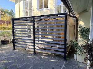 Große Metall-Pergola 360 310 cm inkl. Sonnensegel   500   VB