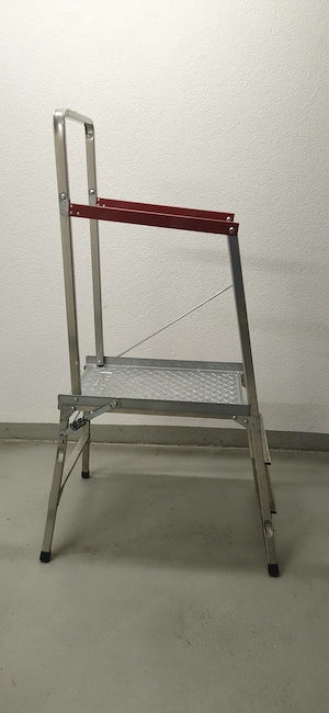 Podestleiter aus Aluminium 