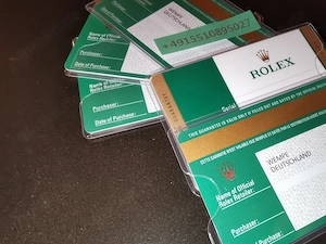 Rolex replacement Card 