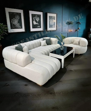  Exklusives Designer Ecksofa & Runder Lounge-Sessel   Sofastil Berlin