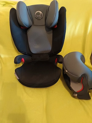 Cybex Gold Pallas S-Fix Kindersitz   unfallfrei + 2 Schonbezüge