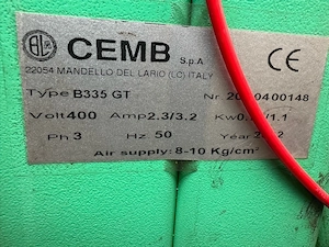 Reifenmontiermaschine CEMB B335GT