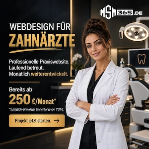 Webdesign für Zahnärzte   professionelle Praxiswebsite mit laufender Betreuung