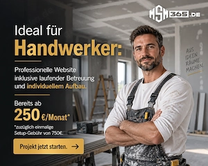 Webdesign für Handwerker   professionelle Website ab 250     Monat