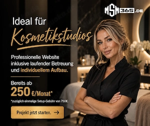 Webdesign für Kosmetikstudios   professionelle Website mit laufender Betreuung