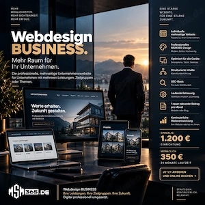 Webdesign für Unternehmen   professionelle Business Website mit Betreuung