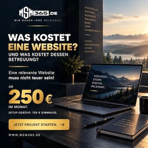 Website erstellen lassen ab 250   Monat   Webdesign inkl. Betreuung
