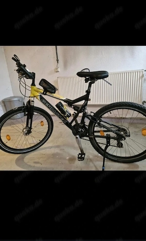 Herren Mountainbike Germatec 26 Zoll Gelb Schwarz Funktioniert Einwandfrei 