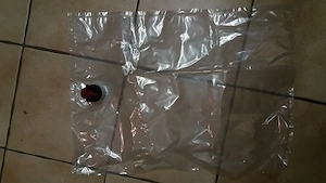 Bag-in-Box Set 10+5L Karton mit Beutel Saftschlauch Weinschlauch Hahn Einkochbeutel Saftbehälter