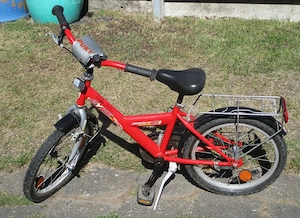 Puky Kinderfahrrad 18 Zoll Räder, rot