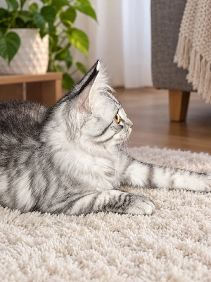Maine-Coon-Mix-Kater sucht liebevolles Zuhause   