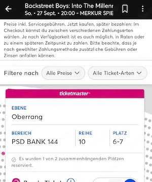 Backstreet Boys Tickets 