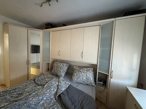 Nolte Überbau-Schlafzimmer komplett zu verschenken   mit Eckschrank & Sideboard