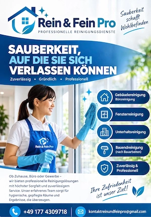 Gebäudereinigung & Haushaltshilfe Nürnberg - Rein & Fein Pro
